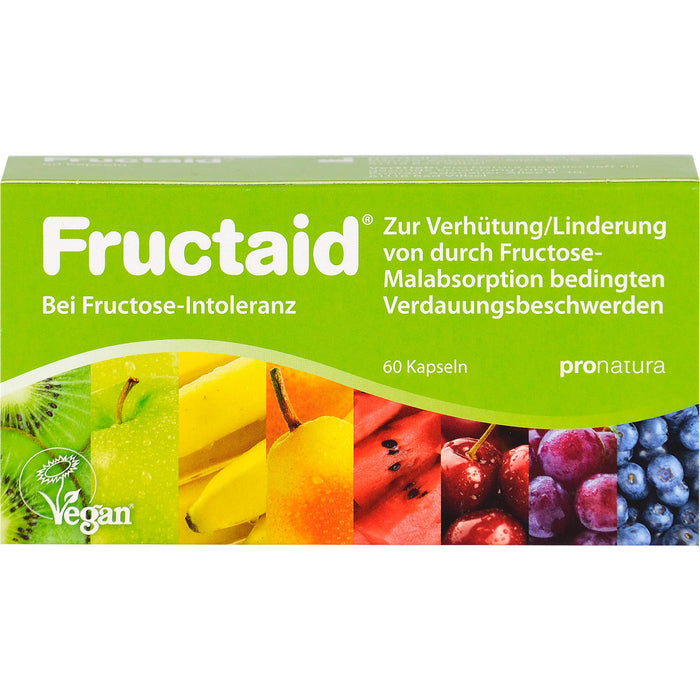Fructaid Kapseln bei Fructose-Intoleranz, 60 St. Kapseln