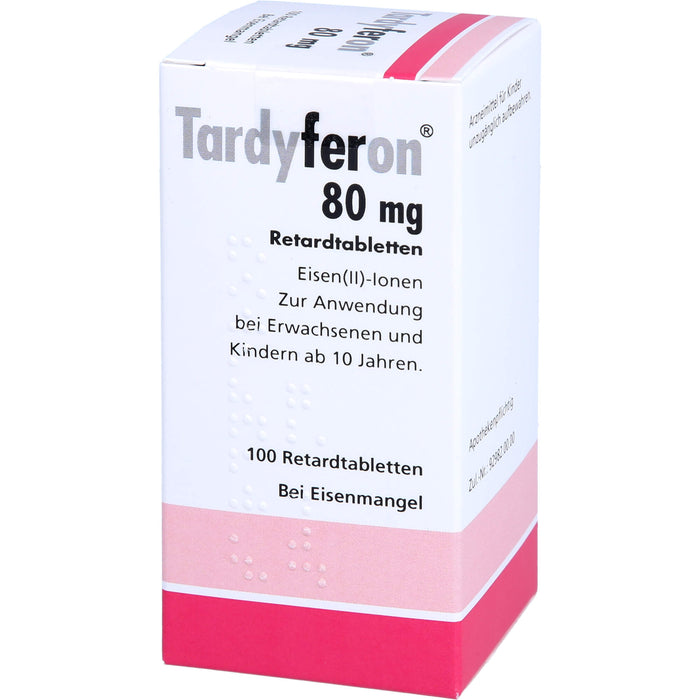 Tardyferon Retardtabletten bei Eisenmangel, 100 St. Tabletten