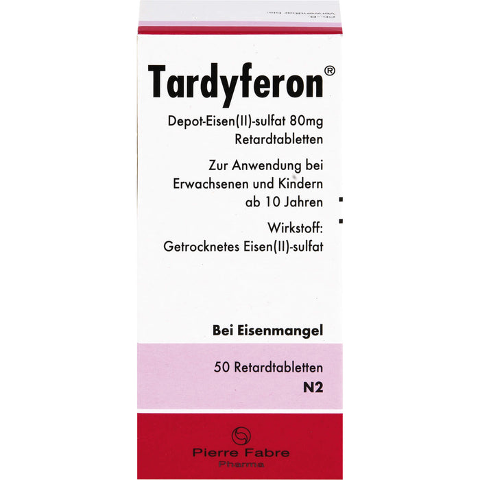 Tardyferon Depot-Eisen(II)-sulfat 80 mg Emra Retardtabletten, 50 St. Tabletten