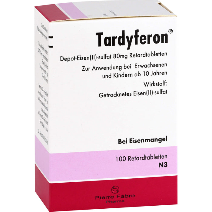 Tardyferon Depot-Eisen(II)-sulfat 80 mg Emra Retardtabletten, 100 St. Tabletten