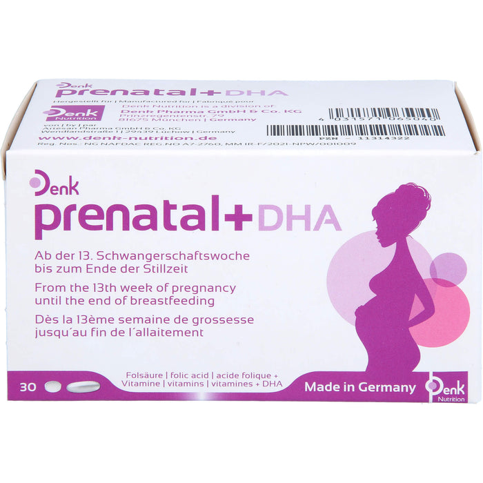 Denk Prenatal + DHA Tabletten, 60 St. Tabletten