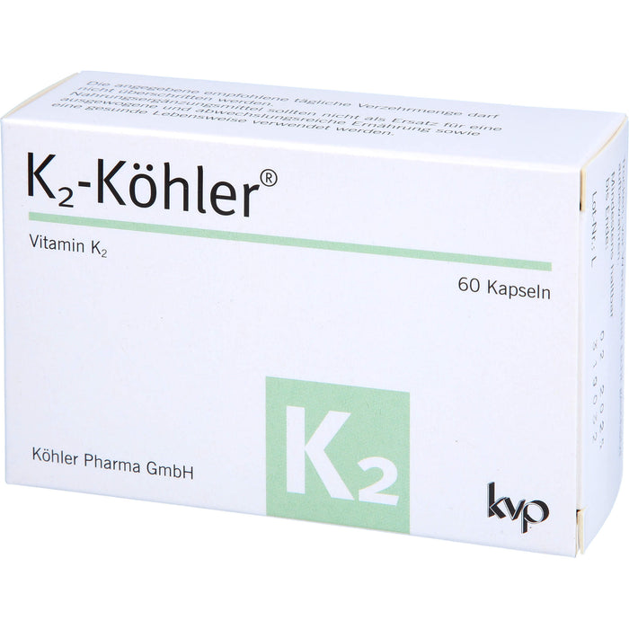 K2-Köhler Vitamin K2 Kapseln, 60 St. Kapseln