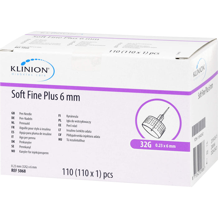 Klinion Softfine Pl6mm 32g, 110 St KAN