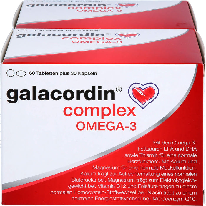 galacordin Complex Omega-3 Tabletten und Kapseln, 120 St. Tabletten