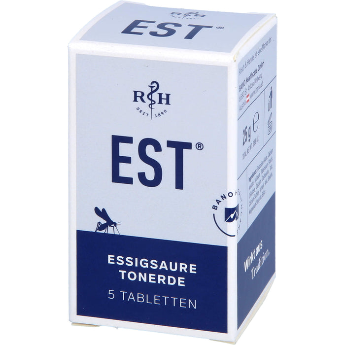 EST Essigsaure Tonerde Brausetablettem bei Quetschungen, Insektenstichen, Schwellungen und Verstauchungen, 5 St. Tabletten