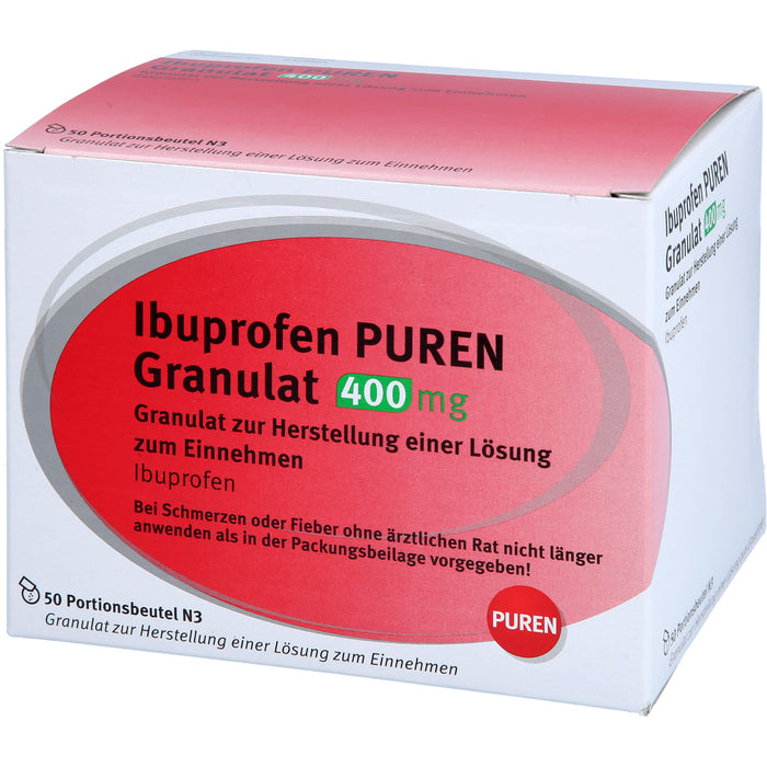 Ibuprofen PUREN Granulat 400 mg, 50 St. Beutel