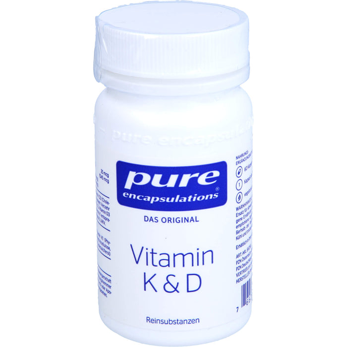 pure encapsulations Vitamin K & D Kapseln, 60 St. Kapseln
