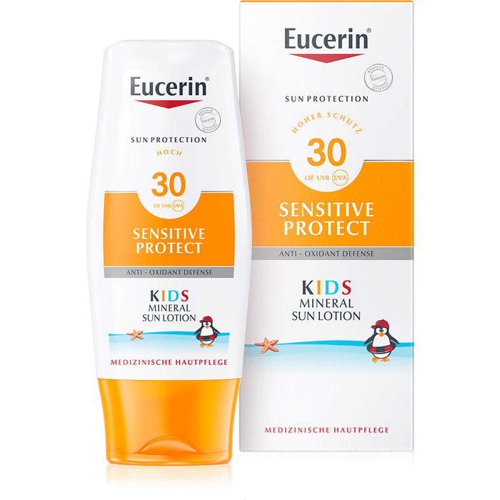Eucerin Sensitive Protect Kids Mineral Sun Lotion LSF 30, 150 ml Lotion