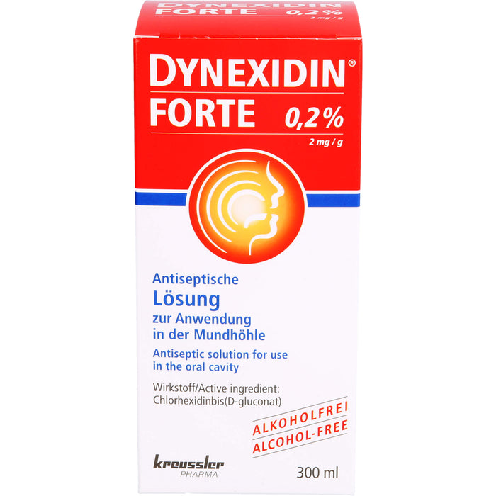 Dynexidin forte 0.2% antiseptische Lösung, 300 ml Lösung