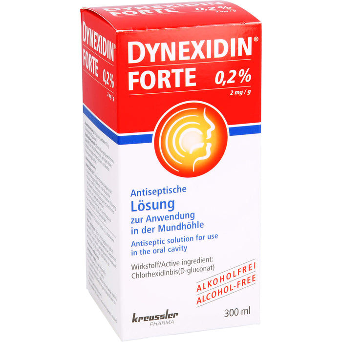 Dynexidin forte 0.2% antiseptische Lösung, 300 ml Lösung