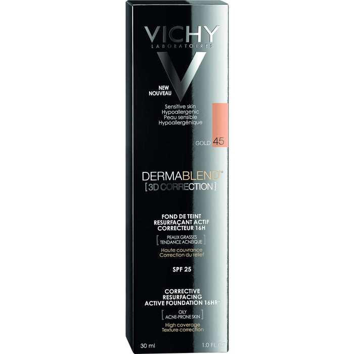 VICHY Dermablend 3D Correction SPF 25 Make-up Gold 45, 30 ml Creme