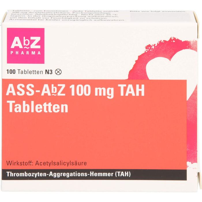 ASS-AbZ 100 mg TAH Tabletten, 100 St. Tabletten