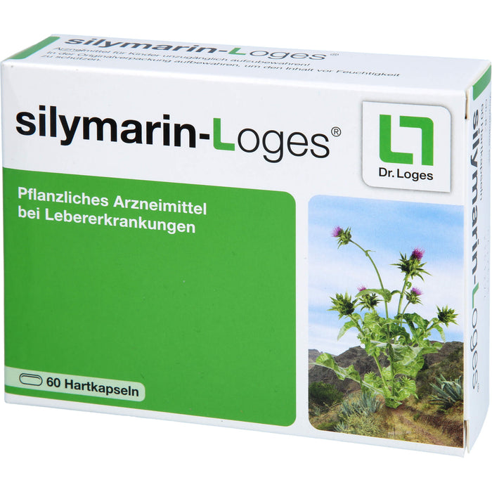 silymarin-Loges Kapseln bei Lebererkrankungen, 60 St. Kapseln