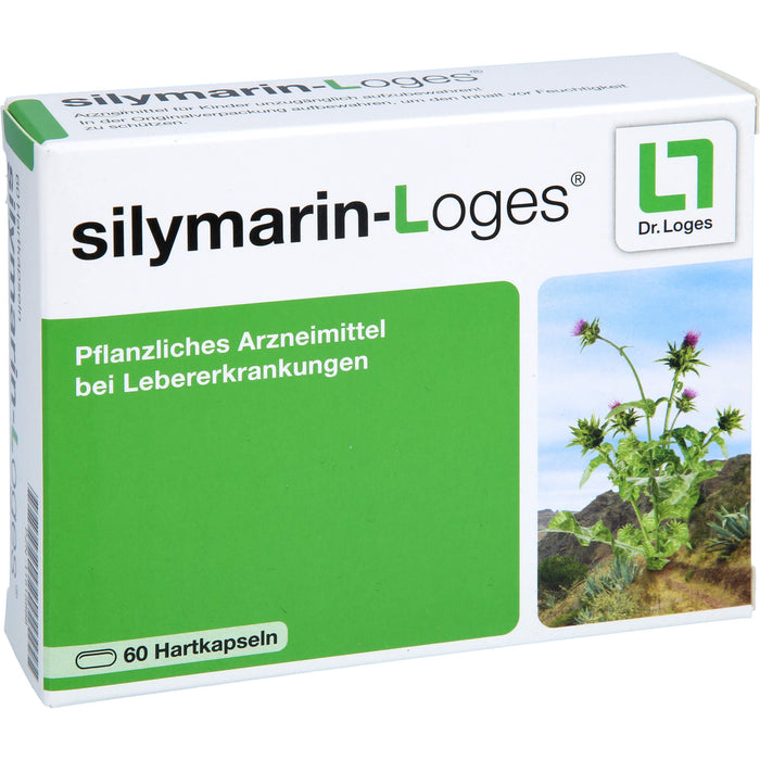 silymarin-Loges Kapseln bei Lebererkrankungen, 60 St. Kapseln