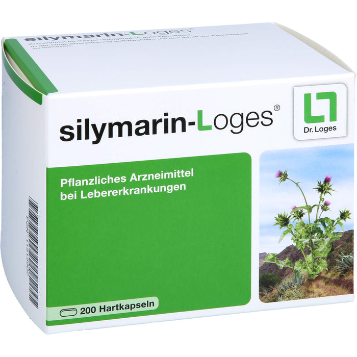 silymarin-Loges Kapseln bei Lebererkrankungen, 200 St. Kapseln