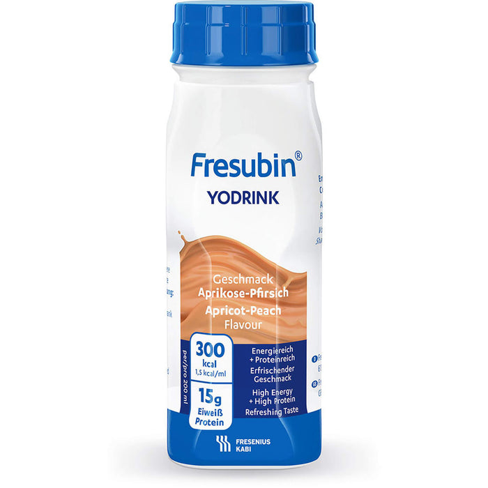Fresubin YoDrink Aprikose-Pfirsich, 4X200 ml FLU