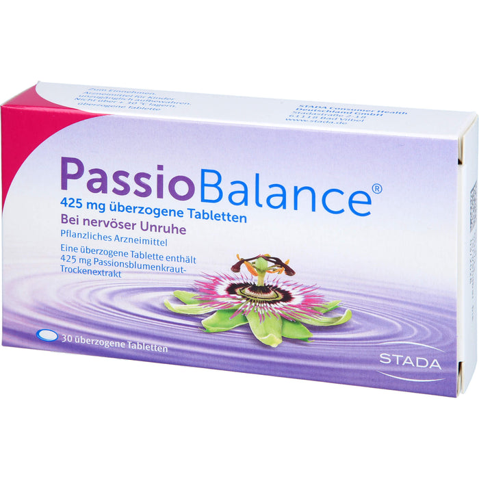 PassioBalance Tabletten bei nervöser Unruhe, 30 St. Tabletten