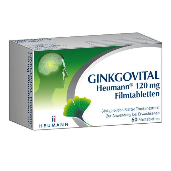 GINKGOVITAL Heumann 120 mg Filmtabletten, 60 St. Tabletten