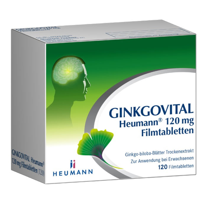 GINKGOVITAL Heumann 120 mg Filmtabletten, 120 St. Tabletten