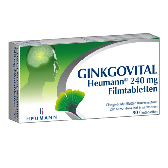 GINKGOVITAL Heumann 240 mg Filmtabletten, 30 St. Tabletten