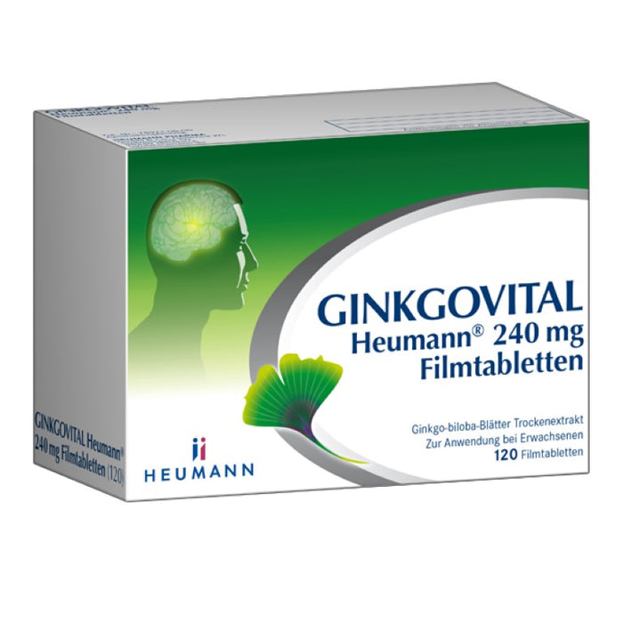 GINKGOVITAL Heumann 240 mg Filmtabletten, 120 St. Tabletten