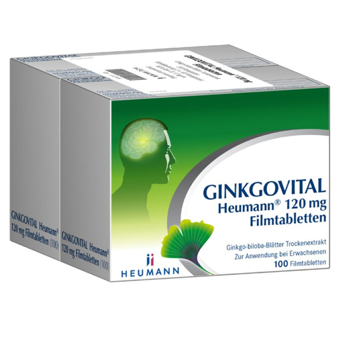 GINKGOVITAL Heumann 120 mg Filmtabletten, 200 St. Tabletten
