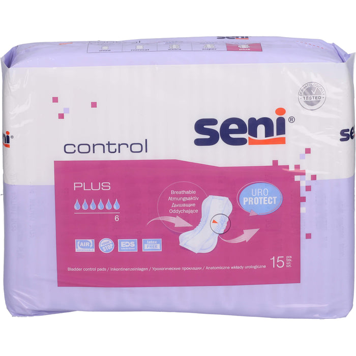 Seni Control Plus Inkontinenzeinlagen, 15 St. Einlagen