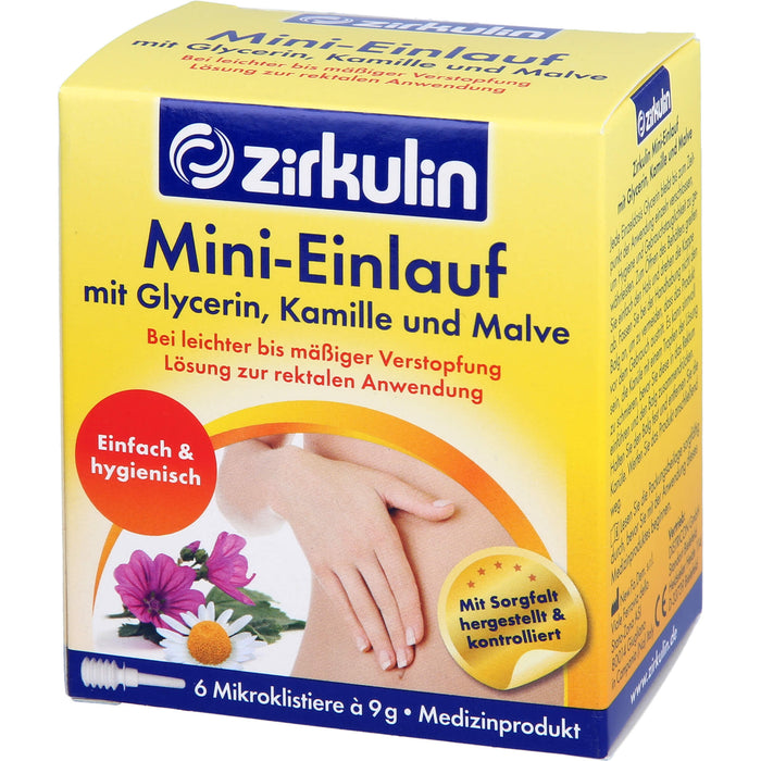 Zirkulin Mini-Einlauf mit Glyzerin, 9 St. Klistiere