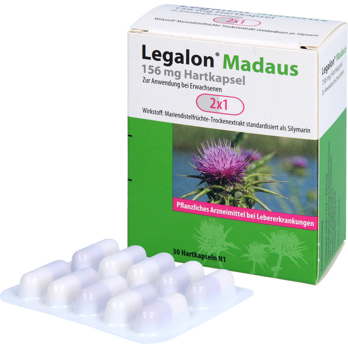 Legalon Madaus 156 mg, Hartkapseln, 30 St HKP