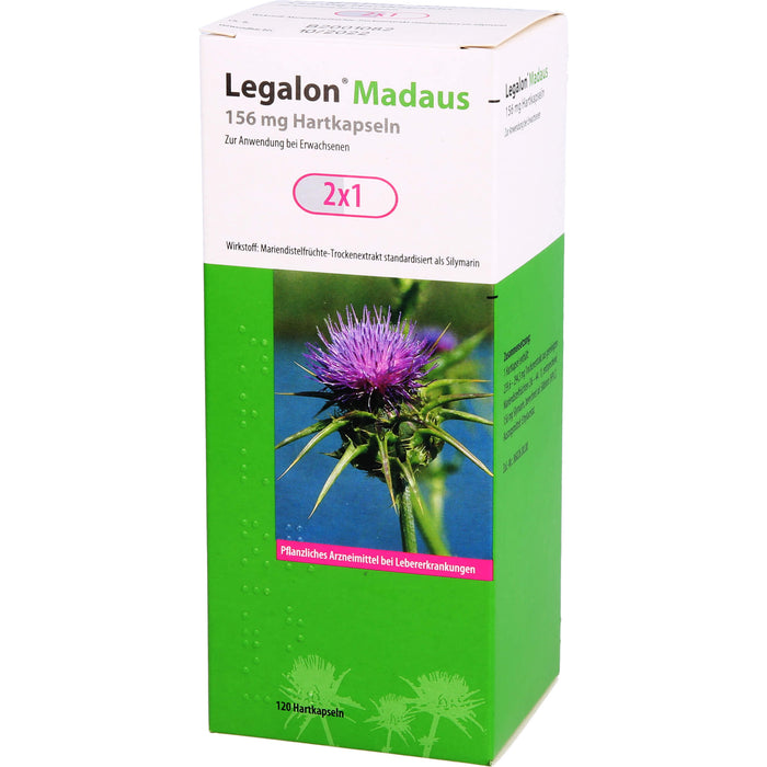 Legalon Madaus 156 mg, Hartkapseln, 120 St HKP