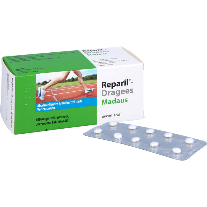 Reparil-Dragees Madaus 20 mg, magensaftresistente, überzogene Tablette, 100 St. Tabletten