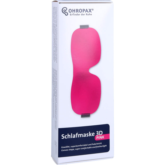 OHROPAX Schlafmaske 3D Pink, 1 St. Ohrstöpsel