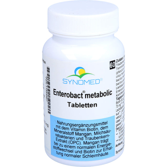 SYNOMED Enterobact metabolic Tabletten, 60 St. Tabletten