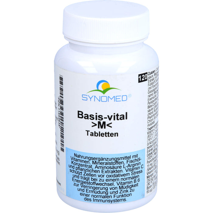 SYNOMED Basis-vital M Tabletten, 120 St. Tabletten