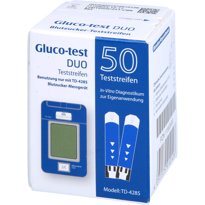 Gluco-test DUO Teststreifen, 50 St. Teststreifen