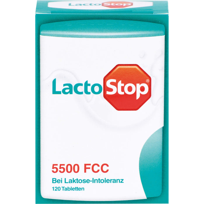 LactoStop 5500 FCC Tabletten bei Lactose-Intoleranz, 120 St. Tabletten