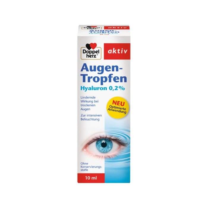 Doppelherz Hyaluron 0,2 % Augentropfen, 10 ml Lösung