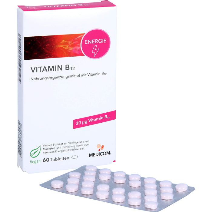 MEDICOM Vitamin B12 Tabletten, 60 St. Tabletten