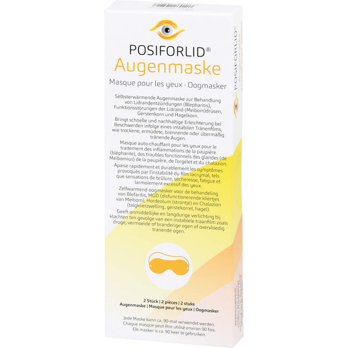 POSIFORLID Augenmaske zur Wärmebehandlung, 2 St. Masken