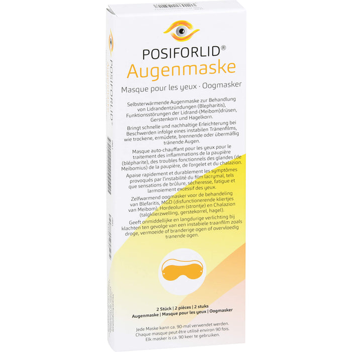 POSIFORLID Augenmaske zur Wärmebehandlung, 2 St. Masken