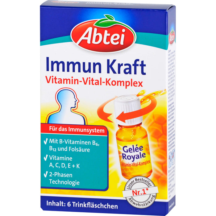 Abtei Immun Kraft Vitamin-Vital-Komplex Trinkampullen, 5 St. Ampullen