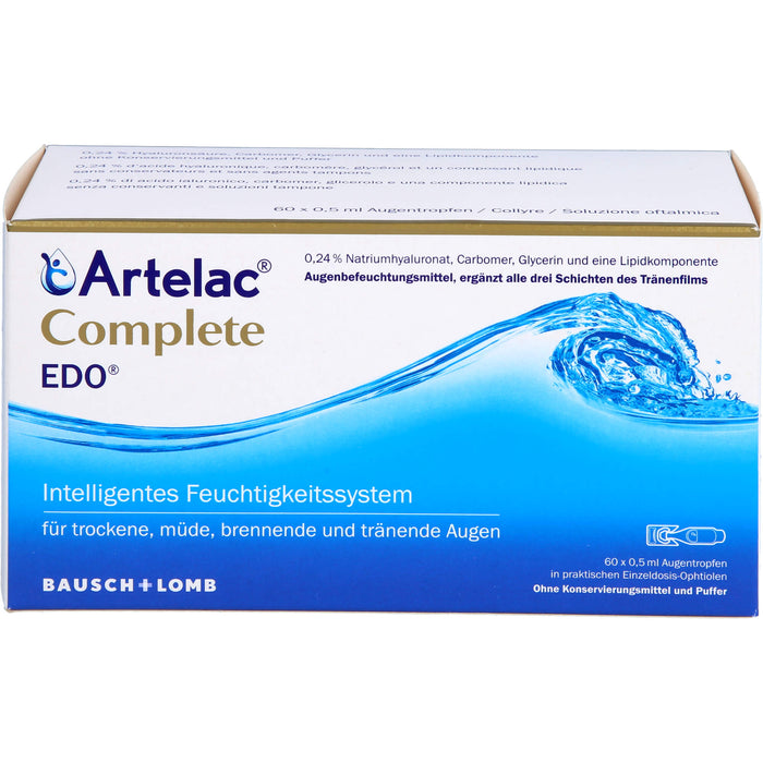 Artelac Complete Augentropfen EDO, 60 St. Einzeldosispipetten