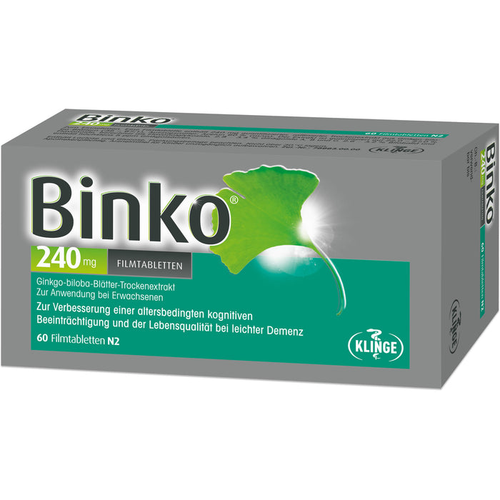 Binko 240 mg Filmtabletten, 60 St. Tabletten