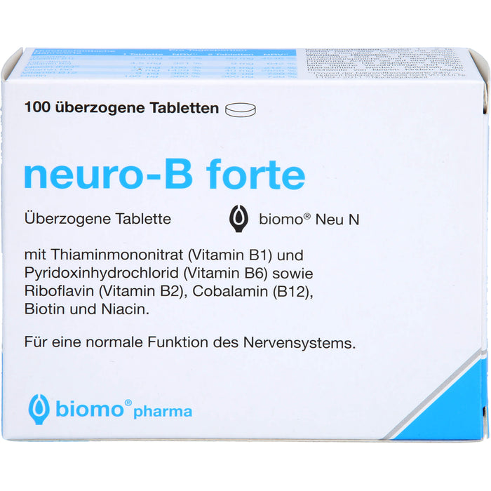biomo neuro-B forte Tabletten, 100 St. Tabletten