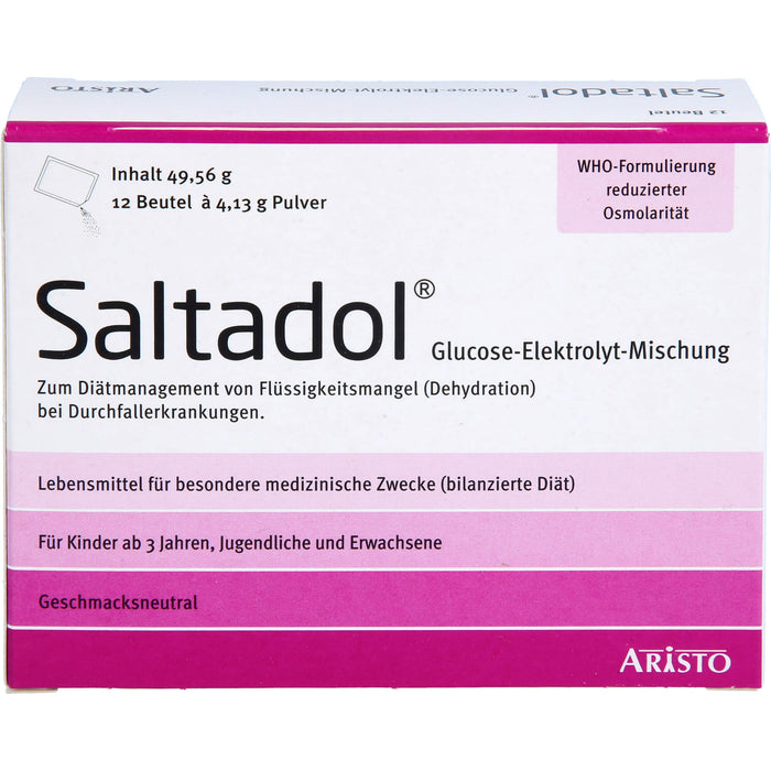 Saltadol Glucose-Elektrolyt-Mischung Pulver, 12 St. Beutel