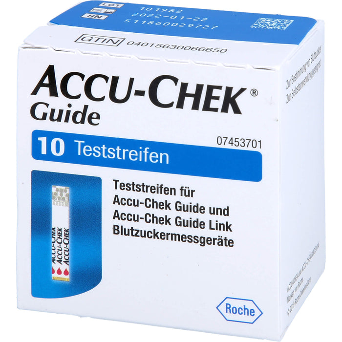 ACCU-CHEK Guide Teststreifen, 10 St. Teststreifen