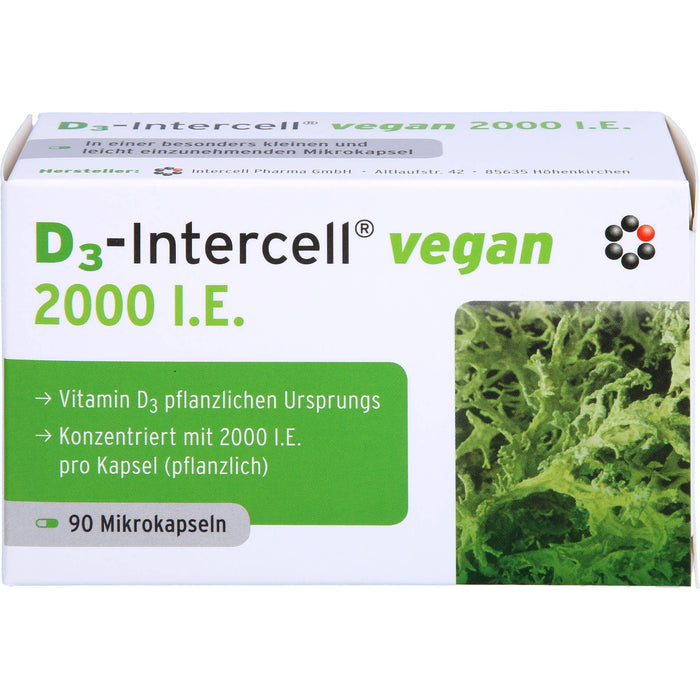 D3-Intercell Vegan 2,000 I.E., 90 St KAP