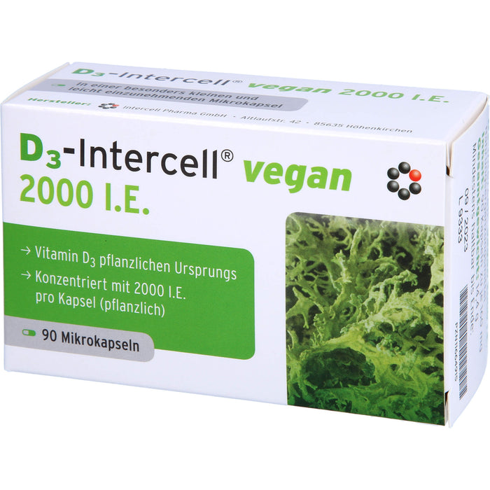 D3-Intercell Vegan 2,000 I.E., 90 St KAP