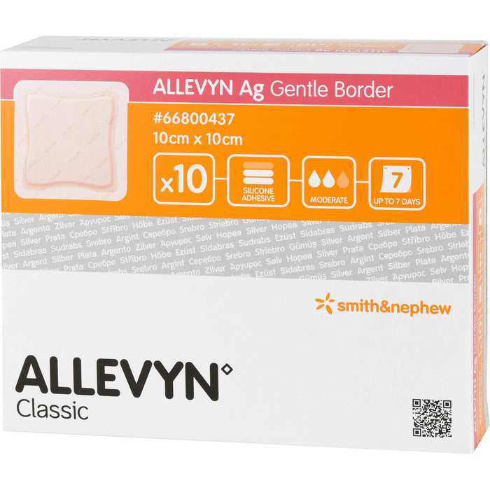 Allevyn Ag Gen Bor 10x10, 10 St VER