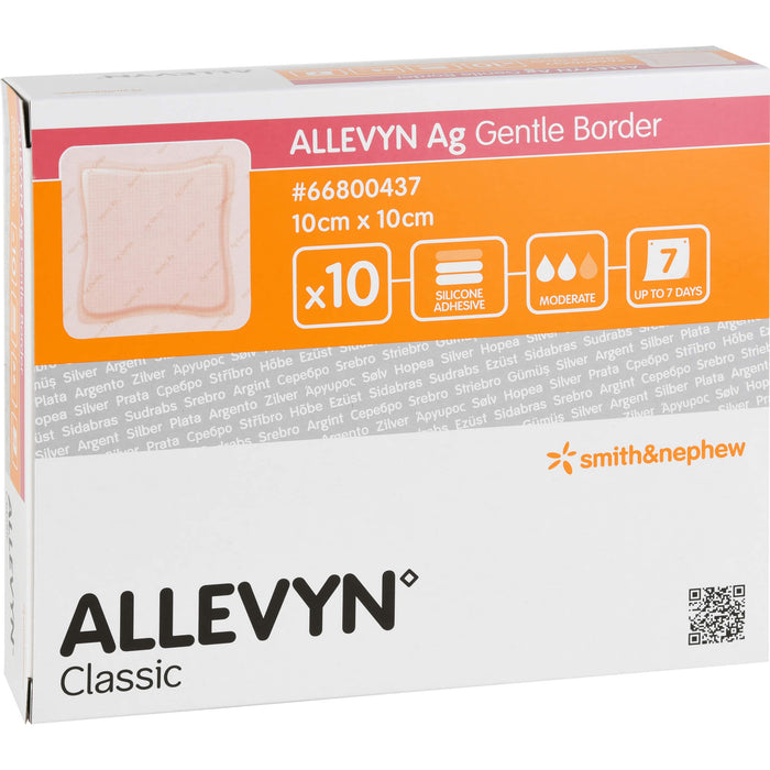 Allevyn Ag Gen Bor 10x10, 10 St VER